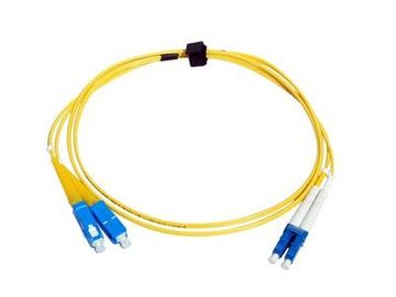China G652D Single Mode Fiber Optic Cable LC-SC Patch Cord Duplex 0.9mm 2mm 3mm supplier